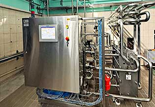 Установка пастеризації пива в потоці УПП60А