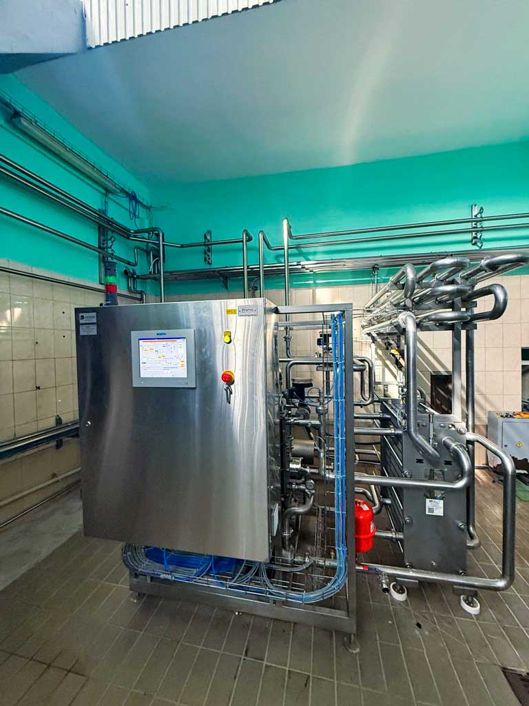 Установка пастеризації пива в потоці УПП60А